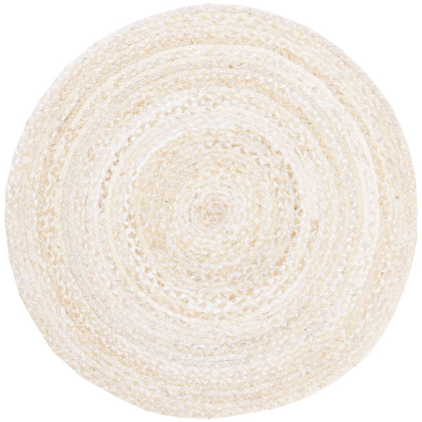 Highland Dunes Casen HandBraided Cotton Beige Area Rug & Reviews Wayfair